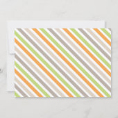 Sweet Safari Baby shower Invite Kaart (Achterkant)