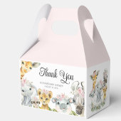 Sweet Safari Dieren Baby shower Favor Box Bedankdoosjes