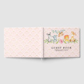 Sweet Safari Dieren Baby shower Gastenboek (Volledig)