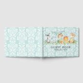 Sweet Safari Dieren Baby shower Gastenboek (Volledig)