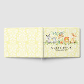 Sweet Safari Dieren Baby shower Gastenboek (Volledig)