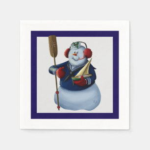 Sweet Sailor Snowman Holiday Servetten