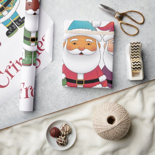 Sweet Santa Cadeaupapier (Crafts)
