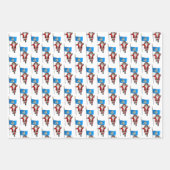 Sweet Santa Claus bezoekt Connecticut Inpakpapier Vel (Voorkant 2)