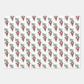 Sweet Santa Claus bezoekt Delaware Inpakpapier Vel (Voorkant 3)