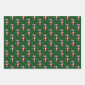 Sweet Santa Claus bezoekt Ohio Inpakpapier Vel (Voorkant 3)