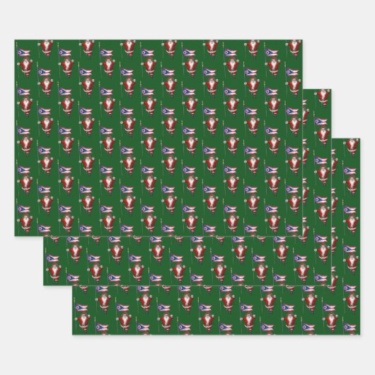 Sweet Santa Claus bezoekt Ohio Inpakpapier Vel (Set)