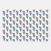 Sweet Santa Claus bezoekt South Dakota Inpakpapier Vel (Voorkant 3)