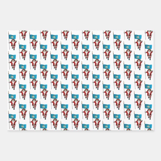 Sweet Santa Claus bezoekt South Dakota Inpakpapier Vel (Voorkant)