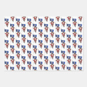 Sweet Santa Claus bezoekt Virginia Inpakpapier Vel (Voorkant 2)