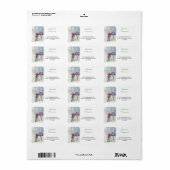 SWEET SANTA CLAUS BRIEFADRES ETIKET (Full Sheet)