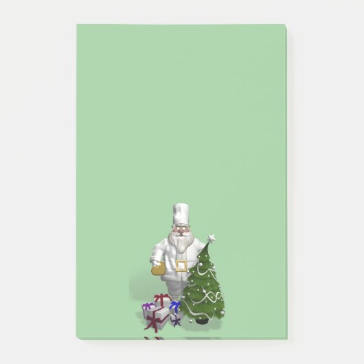 Sweet Santa Claus Chef Post-it® Notes (Voorkant)