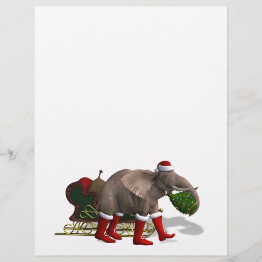 Sweet Santa Claus Elephant (Voorkant)