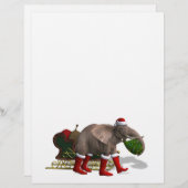 Sweet Santa Claus Elephant (Voorkant / Achterkant)