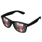 Sweet Santa Claus met vlag van Polen Retro Zonnebril (Gekanteld)