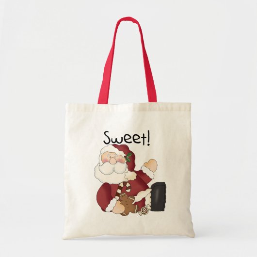 Sweet Santa Holiday Tshirts en Geschenken Tote Bag (Voorkant)