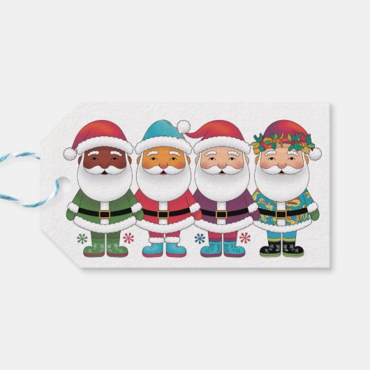 Sweet Santas Cadeaulabel (Achterkant Horizontaal)
