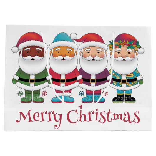 Sweet Santas Groot Cadeauzakje (Achterkant)