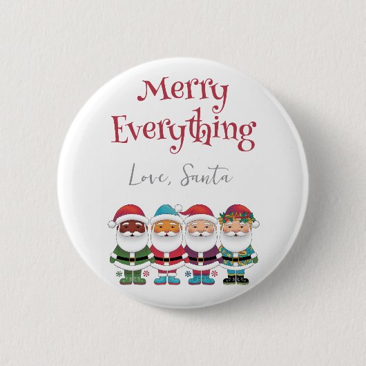 Sweet Santas Ronde Button 5,7 Cm (Voorkant)