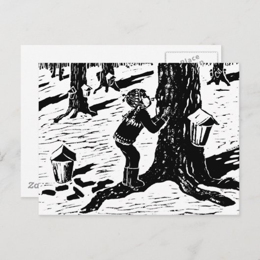 Sweet Sap-Briefkaart Briefkaart (Voorkant / Achterkant)