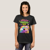 Sweet sassy and seven 7th bday rainbow dumpling t-shirt (Voorkant volledig)