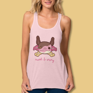 Sweet & Sassy Axolotl Napolitaans ijs Tanktop