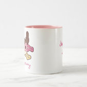 Sweet & Sassy Axolotl Napolitaans ijs Tweekleurige Koffiemok (Center)