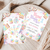 Sweet Sassy en One Pastel Snoep eerste verjaardag Kaart