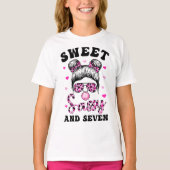 Sweet Sassy en Seven Messy Bun Leopard Sunbribril T-shirt (Voorkant)
