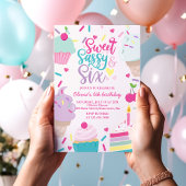 Sweet Sassy en Six Ice Cream and Cake Verjaardag Kaart