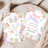 Sweet Sassy en VIER Pastel Candyland 4e verjaardag Kaart