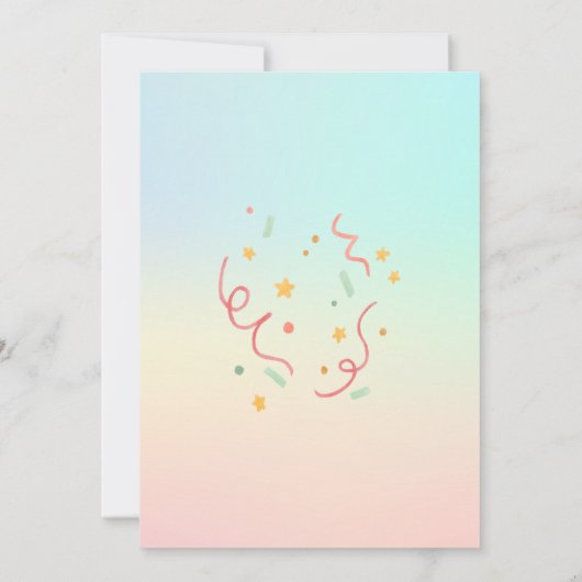 Sweet Sassy en zeven Snoep verjaardag Kaart (Achterkant)