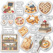 Sweet & Savory Delights Sticker Blad (Voorkant)