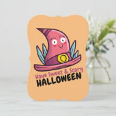 Sweet & Scary Halloween Kaart (Staand voorkant)