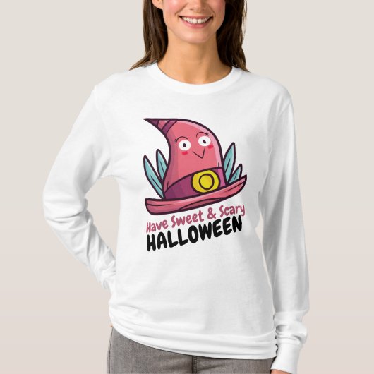 Sweet & Scary Halloween T-shirt (Voorkant)