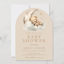 Sweet Schattige Beige Neutral Baby shower Kaart
