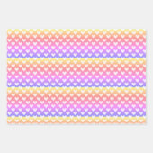 Sweet Schattige Hearts Love Valentijnsdag Pattern Inpakpapier Vel (Voorkant 2)