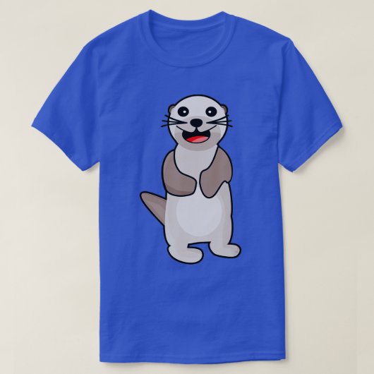 Sweet schattige otter t-shirt (Design voorkant)