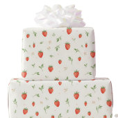 Sweet Schattige Strawberry Patterned Cadeaupapier