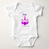 Sweet Schattige Unicorn Girl eerste Halloween met  Romper (Voorkant)