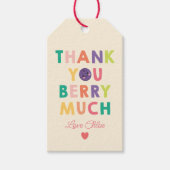 Sweet Schattigee Berry Label, dank je Berry veel Cadeaulabel (Voorkant)