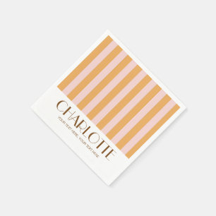 Sweet Schattigee trendy Gepersonaliseerd verjaarda Servet