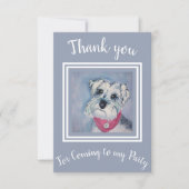 Sweet Schnauzer Bedankkaart (Voorkant)