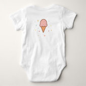 Sweet Scoop Ijs – Schep. Glimlach. Herhaal. Romper (Achterkant)