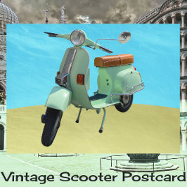 Sweet  Scooter Fun Briefkaart