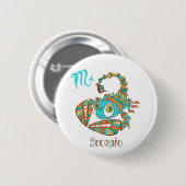 Sweet Scorpio Scorpion Ronde Button 5,7 Cm (Voorkant /achterkant)