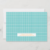 Sweet Scrapbook Boy Baby shower Uitnodiging (Achterkant)