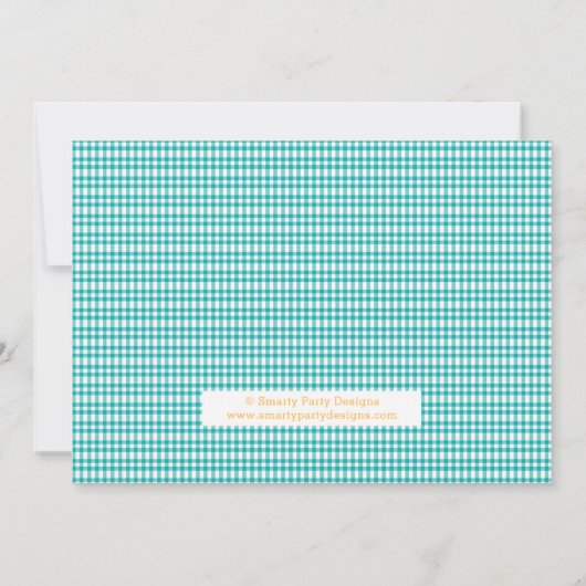 Sweet Scrapbook Boy Baby shower Uitnodiging (Achterkant)