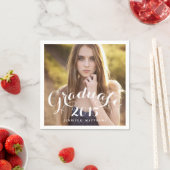 Sweet Script | 2015 Afstuderen-fotopapier Napkins Servetten (Insitu)