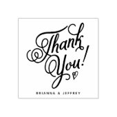 Sweet Script Bedankt met jouw tekst Rubberstempel (Afrduk)